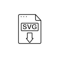 File, document, SVG vector icon