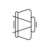 Clip vector icon