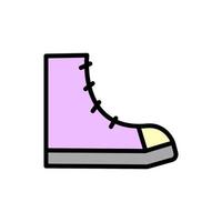 Shoe, footwear vector icon