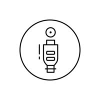 Plug, connector vector icon