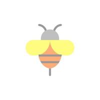 Bee therapy alternative medicine vector icon