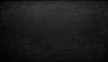 Textured black board background close up background with photo