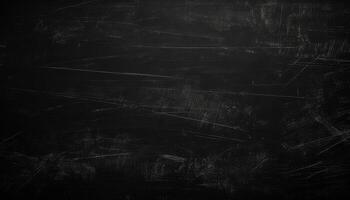Textured black board background close up background with photo