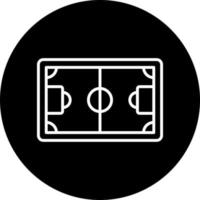 Football Field Vector Icon Style