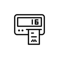 Taximeter vector icon