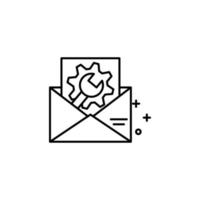 Email, message, envelope vector icon