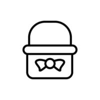 Basket bow vector icon