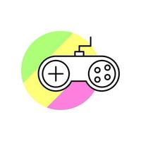 Games console vector icon