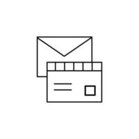 Envelopes, message vector icon