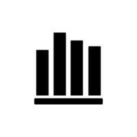 Chart graph diagram bar histograms vector icon