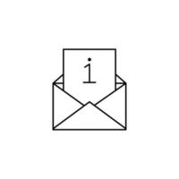 Message, email vector icon