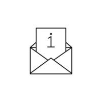 Message, email vector icon