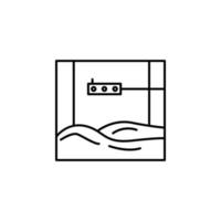 smart farm, water vector icon