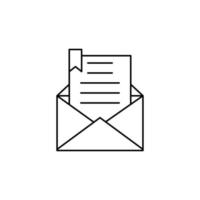 Document, message, email vector icon