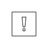 Warning, energy vector icon