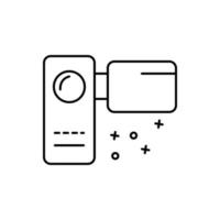 Camera, film, vector icon