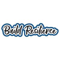 Build resistance motivational and inspirational lettering colorful style text typography t shirt design on white background vector