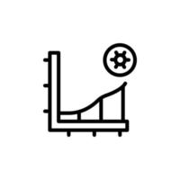 Statistics, coronavirus vector icon