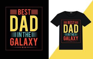 Retro Father's day T-shirt Design vector