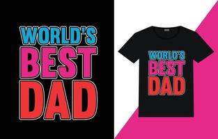 Best Father's Day T-shirt Day vector