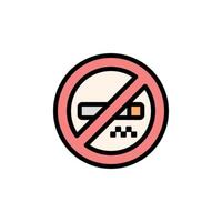 No smoking vector icon