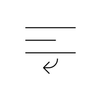 align, bottom, format, left vector icon