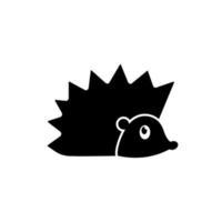 Hedgehog, animal vector icon