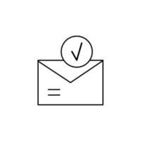 Message, envelope vector icon