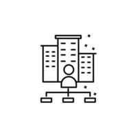 Building man project vector icon