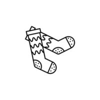 Sock vector icon