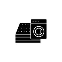 Mattress, washer vector icon