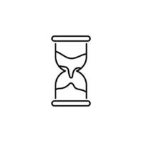 icono de vector de reloj de arena