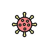 COVID-19, coronavirus vector icono