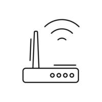 Wifi router vector icon