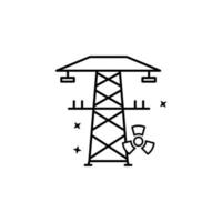 Electricity industry energy vector icon