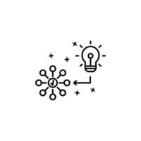 Project idea creative vector icon