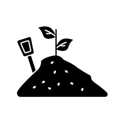 Soil ground vector icon