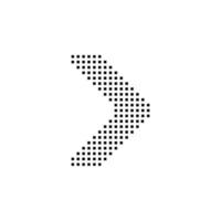 arrow, right, navigation, pixel vector icon