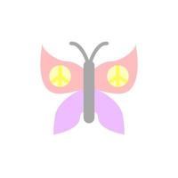 Butterfly, peace vector icon