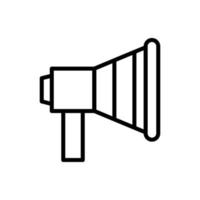 Marketing microphone vector icon