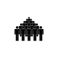 people, group, team, triangle vector icon