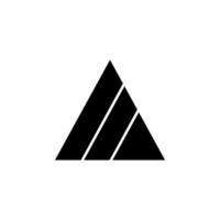 flecha, arriba, navegación, triángulo vector icono