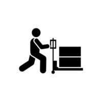 Industry, worker, job, man vector icon