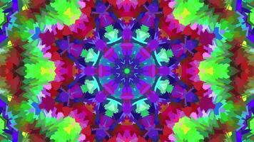 Abstract kaleidoscope animation, Abstract mandala movie, Geometric Background animation video