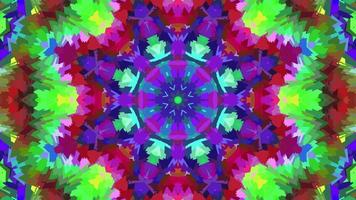 Abstract kaleidoscope animation, Abstract mandala movie, Geometric Background animation video