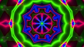 Abstract kaleidoscope animation, Abstract mandala movie, Geometric Background animation video