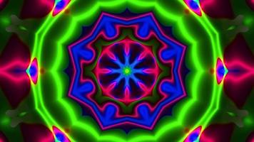 Abstract kaleidoscope animation, Abstract mandala movie, Geometric Background animation video