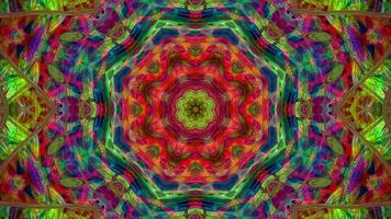 Abstract kaleidoscope animation, Abstract mandala movie, Geometric Background animation video