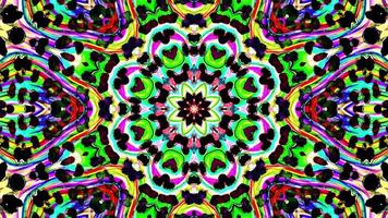 Abstract kaleidoscope animation, Abstract mandala movie, Geometric Background animation video
