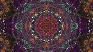 Abstract kaleidoscope animation, Abstract mandala movie, Geometric Background animation video